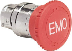 Schneider Electric - Extended Mushroom Head Pushbutton Switch Head - Red, Round Button, Nonilluminated - Apex Tool & Supply