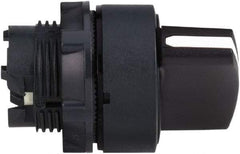 Schneider Electric - 22mm Mount Hole, 3 Position, Handle Operated, Selector Switch Only - Black, Momentary (MO), Nonilluminated, Shock, Vibration and Water Resistant - Apex Tool & Supply