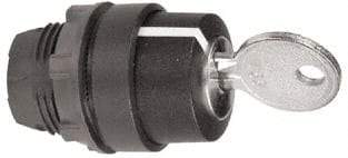 Schneider Electric - 22mm Mount Hole, Key Operated, Selector Switch Only - Black, Maintained (MA), Vibration and Water Resistant - Apex Tool & Supply