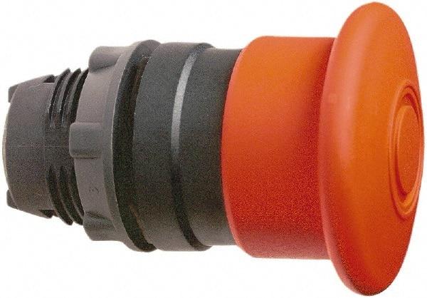 Schneider Electric - 22mm Mount Hole, Extended Mushroom Head, Pushbutton Switch Only - Round, Red Pushbutton, Maintained (MA), Momentary (MO) - Apex Tool & Supply