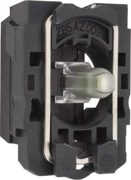 Schneider Electric - 24-120 V Blue Lens LED Indicating Light - Screw Clamp Connector, Vibration Resistant - Apex Tool & Supply