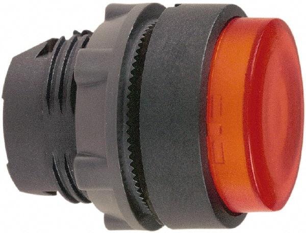 Schneider Electric - 22mm Mount Hole, Extended Straight, Pushbutton Switch Only - Round, Red Pushbutton, Illuminated, Maintained (MA) - Apex Tool & Supply