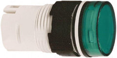 Schneider Electric - Green Lens LED Pilot Light - Round Lens, Shock Resistant, Vibration Resistant - Apex Tool & Supply
