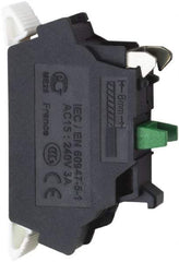 Schneider Electric - NC, Electrical Switch Contact Block - Spring Clamp Terminal - Apex Tool & Supply
