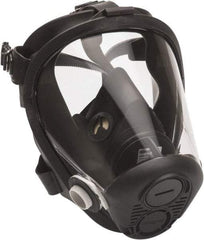 North - Series RU6500, Size M Full Face Respirator - 5-Point Suspension, Threaded Connection - Apex Tool & Supply