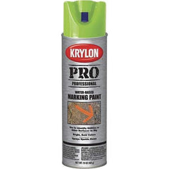 Krylon - 15 fl oz Green Marking Paint - Water Base Formula - Apex Tool & Supply
