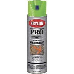 Krylon - 15 fl oz Green Marking Paint - Solvent Base Formula - Apex Tool & Supply