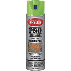 Krylon - 15 fl oz Green Marking Paint - Water Base Formula - Apex Tool & Supply