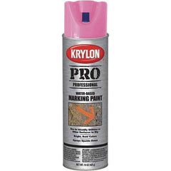 Krylon - 15 fl oz Red/Orange Marking Paint - Water Base Formula - Apex Tool & Supply