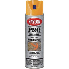Krylon - 15 fl oz Orange Marking Paint - Water Base Formula - Apex Tool & Supply