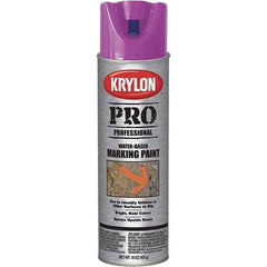 Krylon - 15 fl oz Purple Marking Paint - Water Base Formula - Apex Tool & Supply