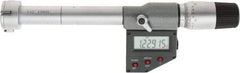 SPI - 1" to 1.2", IP65, Carbide Face Chrome Plated Finish, Electronic Inside Micrometer - 0.00005" Resolution, 0.00016" Accuracy, 90" Gage Depth - Apex Tool & Supply