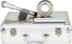 SPI - 1.2" to 1.6", IP65, Carbide Face Chrome Plated Finish, Electronic Inside Micrometer - 0.00005" Resolution, 0.00016" Accuracy, 97" Gage Depth - Apex Tool & Supply