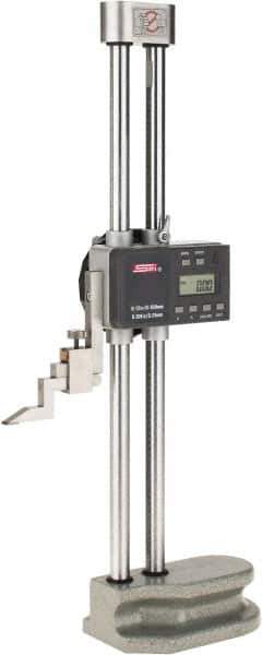 SPI - 12" Electronic Height Gage - 0.001" Resolution, Accurate to 0.001", Digital Display - Apex Tool & Supply