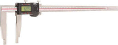 SPI - 0 to 600mm Range, 0.01mm Resolution, Electronic Caliper - Stainless Steel with 100mm Stainless Steel Jaws, 0.003" Accuracy, Micro USB Output - Apex Tool & Supply