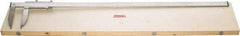 SPI - 0 to 1,500mm Stainless Steel Vernier Caliper - 0.02mm Graduation, 200mm Jaw Depth, 0.11mm Accuracy - Apex Tool & Supply