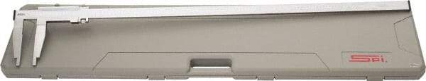 SPI - 0 to 1,000mm Stainless Steel Vernier Caliper - 0.02mm Graduation, 150mm Jaw Depth, 0.07mm Accuracy, Includes NIST Traceability Certificate - Apex Tool & Supply