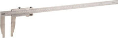 SPI - 0 to 600mm Stainless Steel Vernier Caliper - 0.02mm Graduation, 150mm Jaw Depth, 0.05mm Accuracy, Includes NIST Traceability Certificate - Apex Tool & Supply