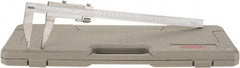 SPI - 0 to 300mm Stainless Steel Vernier Caliper - 0.02mm Graduation, 75mm Jaw Depth, 0.04mm Accuracy, Includes NIST Traceability Certificate - Apex Tool & Supply