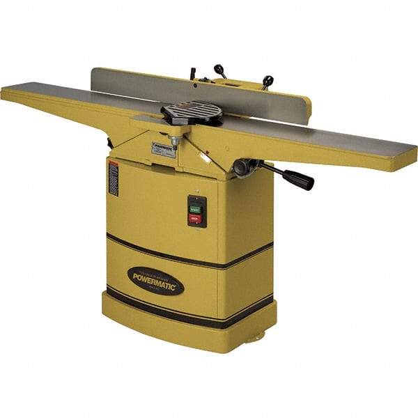 Powermatic - 6,000 RPM, 6" Cutting Width, 1/2" Cutting Depth, Jointer - 4" Fence Height, 38" Fence Length, 1 hp - Apex Tool & Supply