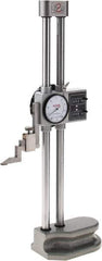 SPI - 12" Stainless Steel Dial Height Gage - 0.001" Graduation, Accurate to 0.0015", Dial and Counter Display - Apex Tool & Supply