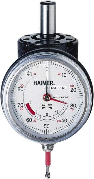 HAIMER - Positioning Indicators Type: Dial Positioning Indicator Point Diameter (mm): 4.00 - Apex Tool & Supply