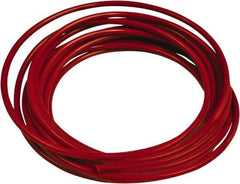 Acorn Engineering - 0.065" ID x 1/8" OD, 0.03" Wall Thickness, 10' Long, Polyethylene Tube - Red - Apex Tool & Supply