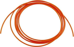 Acorn Engineering - 0.065" ID x 1/8" OD, 0.03" Wall Thickness, 10' Long, Polyethylene Tube - Orange - Apex Tool & Supply