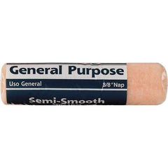 Rubberset - 3/8" Nap, 9" Wide Paint Roller Cover - Semi-Smooth Texture, Polyester - Apex Tool & Supply