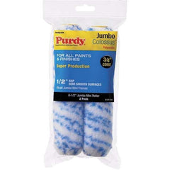 Purdy - 1/2" Nap, 6-1/2" Wide Paint Roller Cover - Semi-Smooth Texture, Woven - Apex Tool & Supply