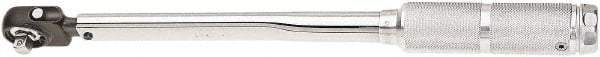 Sturtevant Richmont - 1/4" Drive Micrometer Fixed Head Torque Wrench - 10 In/Lb to 50 In/Lb Torque, 10" OAL, 1 In/Lb Graduation, Ratchet Head - Apex Tool & Supply