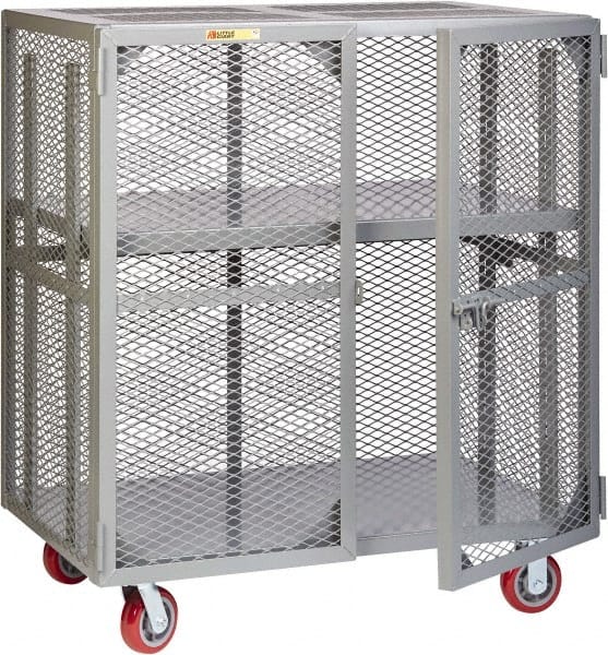 Little Giant - 2 Door, 2 Tier, Mobile Storage Locker - Apex Tool & Supply