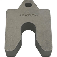 Maudlin Products - Metal Shim Stock Type: Slotted Shim Material: Stainless Steel - Apex Tool & Supply