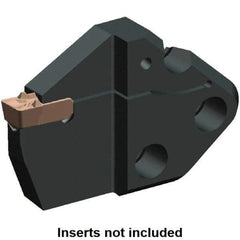 Kennametal - System Size 65, Left Hand Cut, 1.024" Max Depth of Cut, 0.236" Max Width of Cut, Modular Cutoff Cutting Unit Head - A2, A3, A4 Insert Style, 2.347" Head Length, 0.389" Center to Cutting Edge, Series Beyond Evolution - Apex Tool & Supply