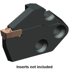 Kennametal - System Size 65, Right Hand Cut, 1.024" Max Depth of Cut, 0.236" Max Width of Cut, Modular Cutoff Cutting Unit Head - A2, A3, A4 Insert Style, 2.347" Head Length, 0.389" Center to Cutting Edge, Series Beyond Evolution - Apex Tool & Supply