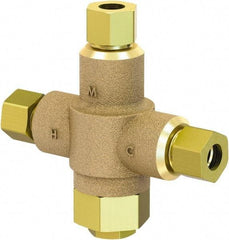 Acorn Engineering - 3/8" Pipe, 125 Max psi, Lead Free Brass Water Mixing Valve & Unit - 4 GPM at 45 psi Flow Rate, Comp End Connections - Apex Tool & Supply