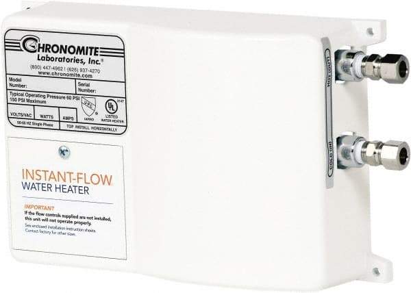 Chronomite - 120 Volt Electric Water Heater - 2.4 KW, 20 Amp, 12 Wire Gauge - Apex Tool & Supply