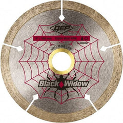 QEP - 4" Diam, 5/8" Arbor Hole Diam, Wet & Dry Cut Saw Blade - Diamond-Tipped, Smooth Action, Standard Round Arbor - Apex Tool & Supply