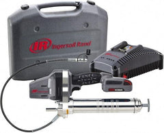 Ingersoll-Rand - 6,250 Max psi, Flexible Battery-Operated Grease Gun - 14 oz (Cartridge) Capacity, Includes Battery & Battery Charger - Apex Tool & Supply