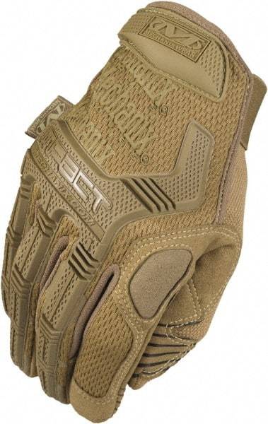 Mechanix Wear - Size 2XL Military Work Gloves - For Mechanic's & Lifting, Uncoated, Hook & Loop Cuff, Coyote, Paired - Apex Tool & Supply