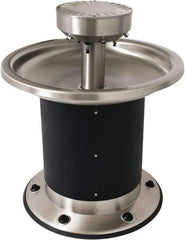 Acorn Engineering - Circular, Foot-Controlled, Floor Outlet Drain, 38-1/4" Diam, 6 Person Capacity, Stainless Steel & Vinylclad Galvanized Steel, Wash Fountain - 0.5 GPM - Apex Tool & Supply