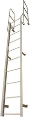 Cotterman - 120" 7 Step Fixed Ladder - Dock Ladder, 300 Lb Capacity, 27" Base Width x 18" Base Depth - Apex Tool & Supply