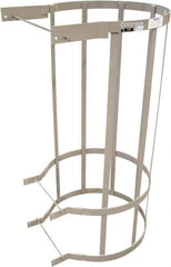 Cotterman - Ladder Modular Bolt-On Cage - Gray, Use with Uncaged Fixed Ladder - Apex Tool & Supply