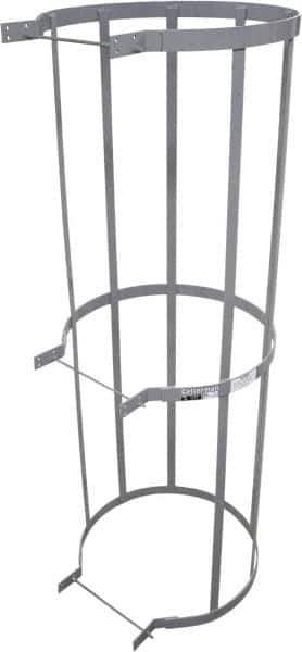 Cotterman - Ladder Modular Bolt-On Cage - Gray, Use with Uncaged Fixed Ladder - Apex Tool & Supply