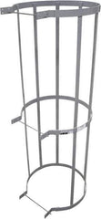 Cotterman - Ladder Modular Bolt-On Cage - Gray, Use with Uncaged Fixed Ladder - Apex Tool & Supply