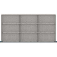LISTA - 9-Compartment Drawer Divider Layout for 3.15" High Drawers - Apex Tool & Supply