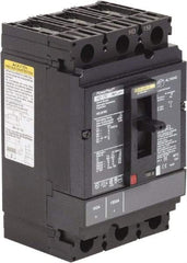 Square D - 100 Amp, 250 VDC, 600 VAC, 3 Pole, Panel Mount Molded Case Circuit Breaker - Thermal Magnetic Trip, Multiple Breaking Capacity Ratings, 14-3/0 AWG - Apex Tool & Supply