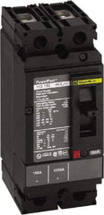 Square D - 80 Amp, 250 VDC, 600 VAC, 2 Pole, Panel Mount Molded Case Circuit Breaker - Thermal Magnetic Trip, Multiple Breaking Capacity Ratings, 14-3/0 AWG - Apex Tool & Supply