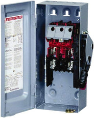Square D - 30 Amp, 600 VAC/VDC, 4 Pole Nonfused Safety Switch - NEMA 1, 30 hp at 600 VAC, 15 hp at 600 VDC (Triple Phase), 4PST Contact Form - Apex Tool & Supply