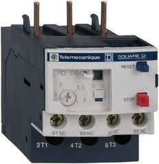 Schneider Electric - 9 to 13 Amp, 690 VAC, Thermal IEC Overload Relay - Trip Class 10A, For Use with LC1D12 and LC1D38 - Apex Tool & Supply